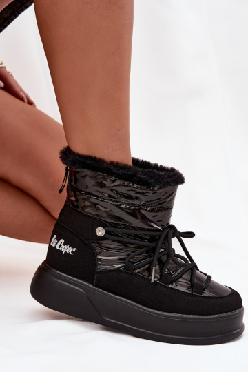 sniego batai Moteriškas su platforma Lee Cooper LCJ-25-03-3814 juodos spalvos