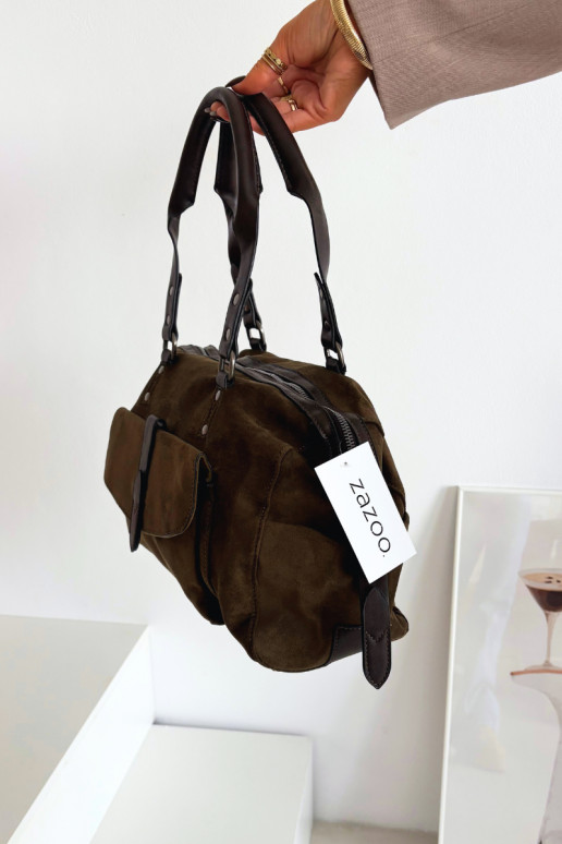 Rankinėsuiš eko zomšosu chaki spalvos Gressa