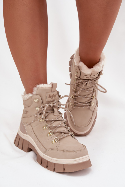 pašiltinti batai Moteriškas Lee Cooper LCJ-25-31-3910 smėlio spalvos pašiltinti batai Moteriškas Lee Cooper LCJ-25-31-3910 smėlio spalvos