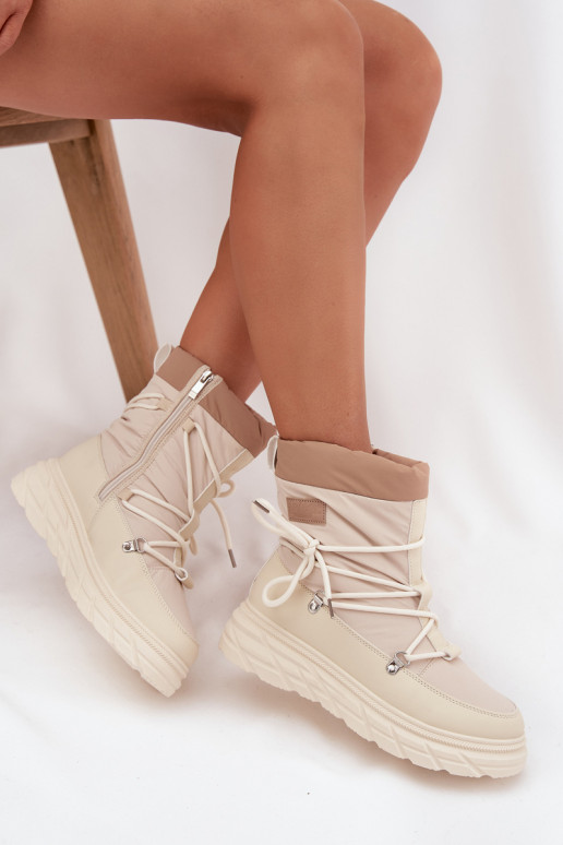 sniego batai Moteriškas Į Pilį Lee Cooper LCJ-25-44-3931 smėlio spalvos sniego batai Moteriškas Į Pilį Lee Cooper LCJ-25-44-3931 smėlio spalvos