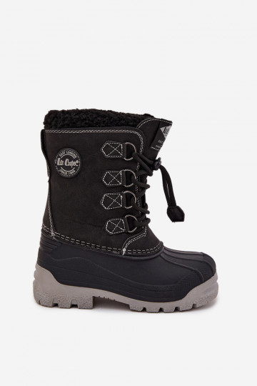 Vaikiški berniukų Lee Cooper LCJ-25-44-3943K juodos spalvos sniego batai 2