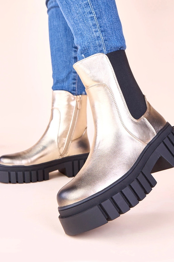 Auksiniai aulinukai ant platformos su elastine juosta Denya 2