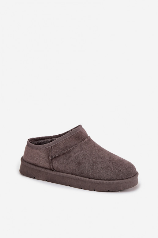 sniego batai Moteriškas pašiltinti su kailiuku viduje pilkos spalvos Serenne