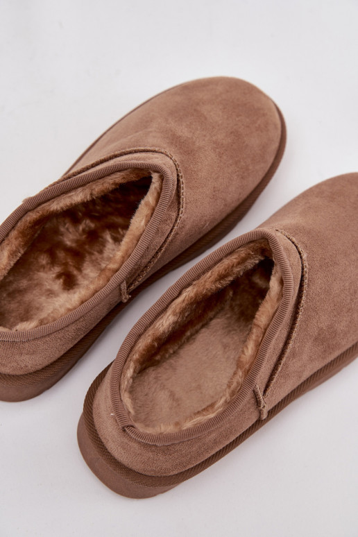 sniego batai Moteriškas pašiltinti su kailiuku viduje rudos spalvos Serenne