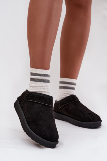 sniego batai Moteriškas pašiltinti su kailiuku viduje juodos spalvos Serenne 2