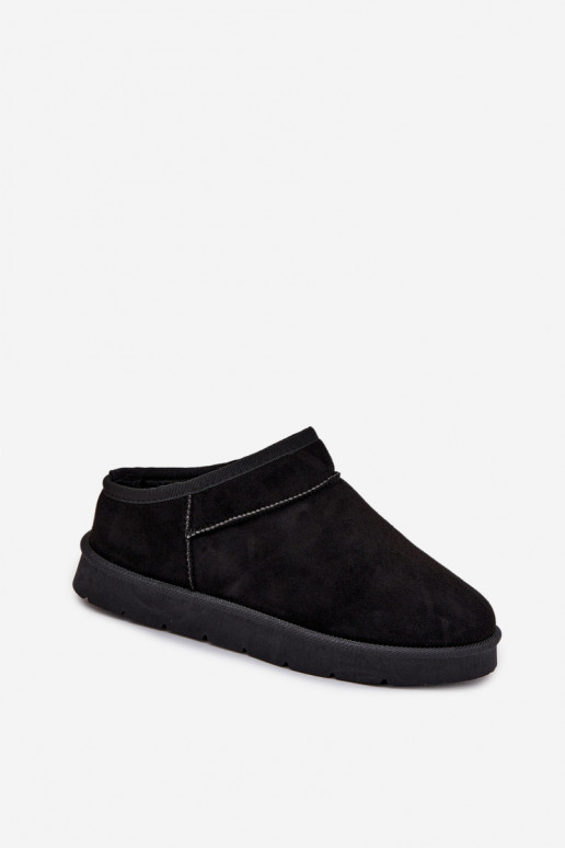 sniego batai Moteriškas pašiltinti su kailiuku viduje juodos spalvos Serenne