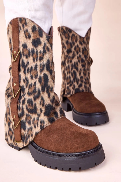 Rudi aulinukai su tigrų rašto...