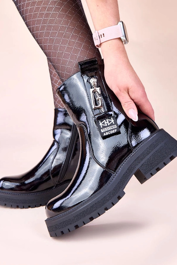 Juodi lakuoti aulinukai su... 2