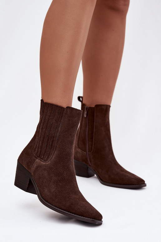 iš zomšos Aulinukai su pašiltinimu viduje rudos spalvos Arelia