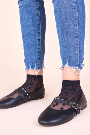 Juodos balerinos su...