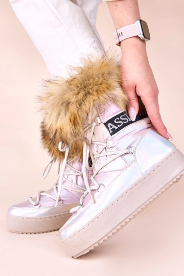 Sidabriniai sniego batai su...