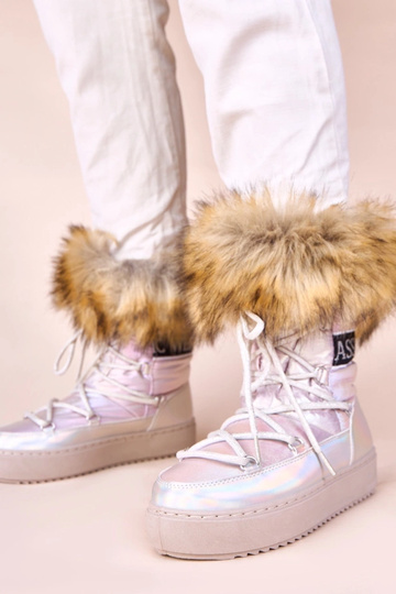 Sidabriniai sniego batai su... 2