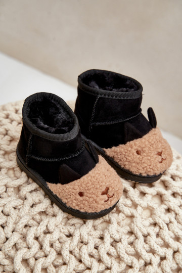 Šilti vaikiški sniego batai Lamy juodos spalvos Esandira 2