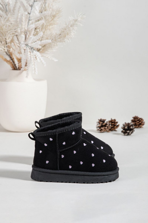 sniego batai Vaikiški Su Širdelėmis juodos spalvos Gracina