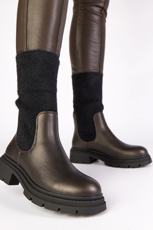 Pilki aulinukai su elastine įsiuva ir...