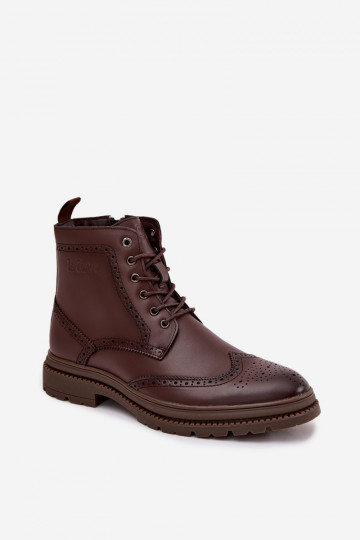Oda Aulinukai Vyriški Lee Cooper LCJ-25-33-3960 rudos spalvos