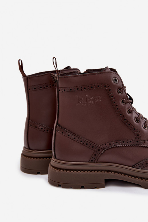 Oda Aulinukai Vyriški Lee Cooper LCJ-25-33-3960 rudos spalvos