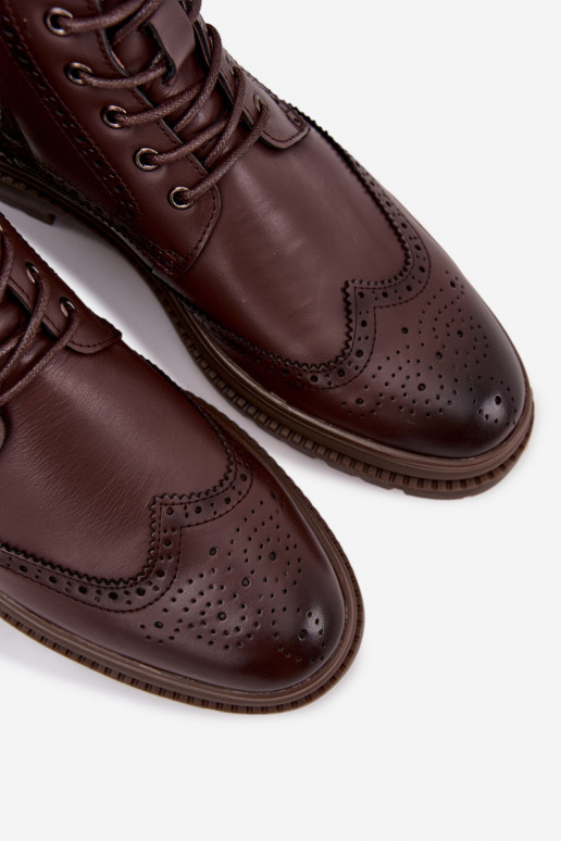 Oda Aulinukai Vyriški Lee Cooper LCJ-25-33-3960 rudos spalvos