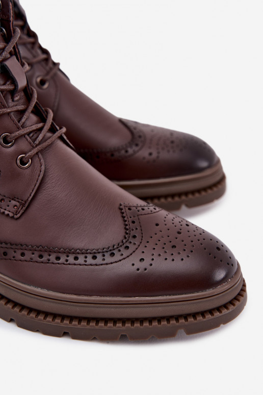 Oda Aulinukai Vyriški Lee Cooper LCJ-25-33-3960 rudos spalvos