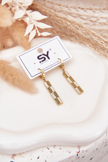 su stilingomis detalėmisi INiszące su tviskančiomis akutėmis Stal Pozłacana 2