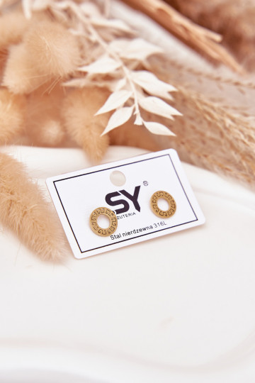 su stilingomis detalėmisi Kółeczka iš nerūdijančio plieno aukso spalvos