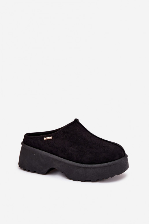 sniego batai Moteriškos žemos su platforma juodos spalvos Yrenna