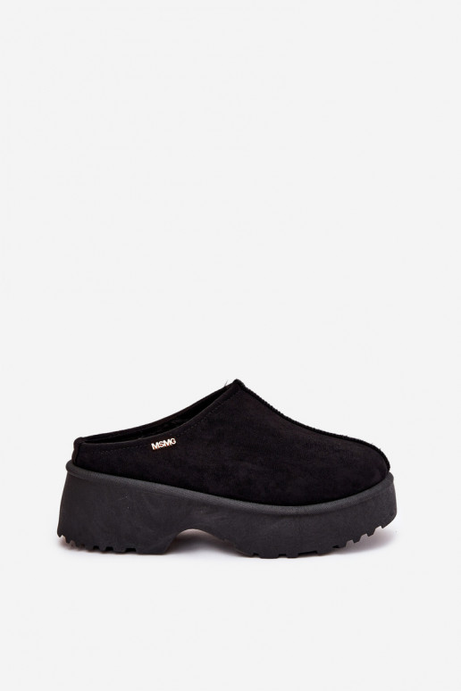 sniego batai Moteriškos žemos su platforma juodos spalvos Yrenna