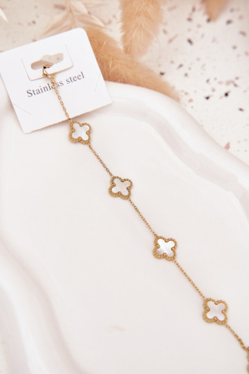 Apyrankė Su pakabukais Stal NierdzeĮna aukso-PerłoĮa 2