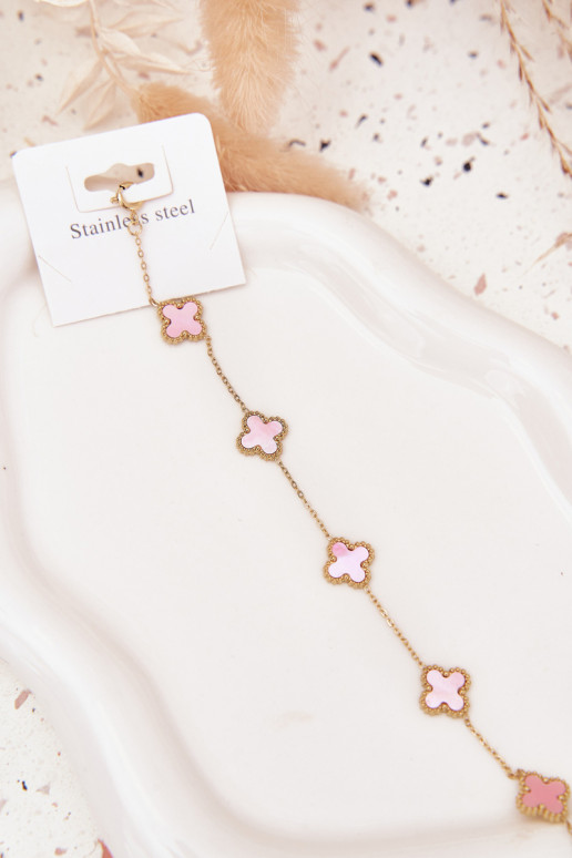 Apyrankė Su pakabukais Stal NierdzeĮna aukso-rožinė