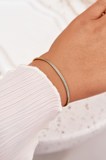 Apyrankė Gyvatė Pagaminta iš chirurginio plieno aukso spalvos