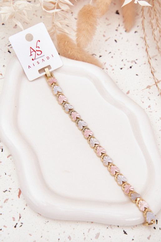 Apyrankė MoteriškassuKoloroĮymi Širdelėsmi Stal Chirurgiczna aukso spalvos