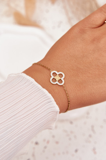 Apyrankė Moteriškas Pagaminta iš chirurginio plieno aukso spalvos