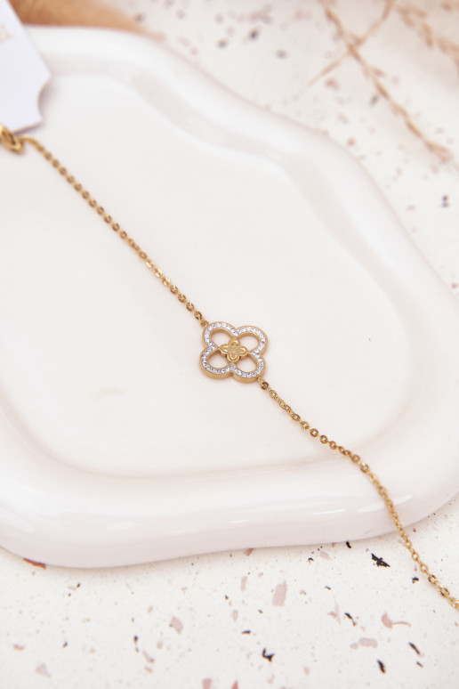 Apyrankė Moteriškas Pagaminta iš chirurginio plieno aukso spalvos