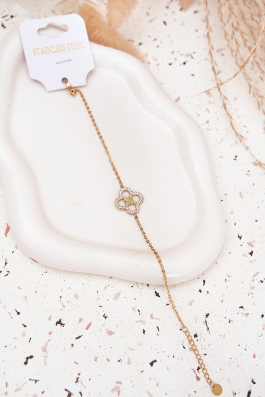 Apyrankė Moteriškas Pagaminta iš chirurginio plieno aukso spalvos