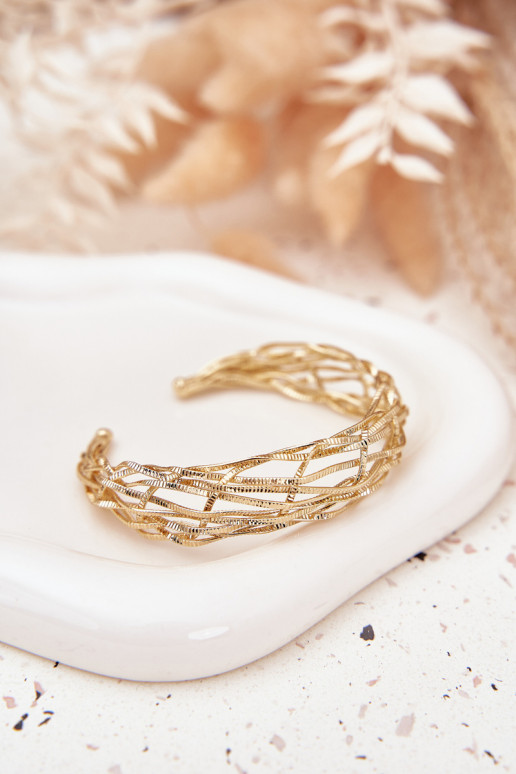 Apyrankė Kietas Pagaminta iš chirurginio plieno aukso spalvos