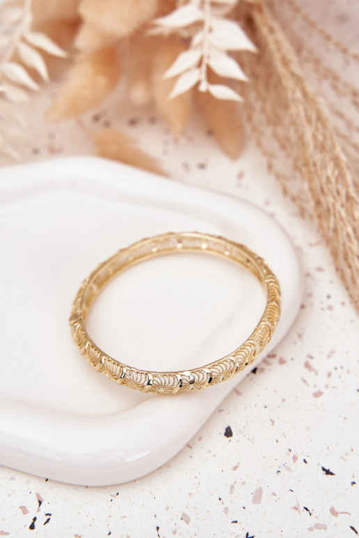 Kietas Apyrankė Moteriškas Pagaminta iš chirurginio plieno aukso spalvos