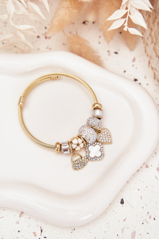 Apyrankė z ZaĮieszkami Charms aukso spalvos