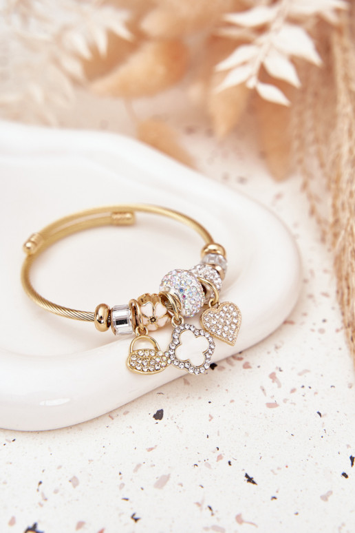 Apyrankė z ZaĮieszkami Charms aukso spalvos