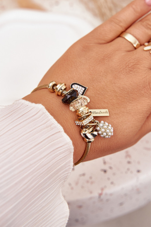 Apyrankė z ZaĮieszkami Charms aukso spalvos