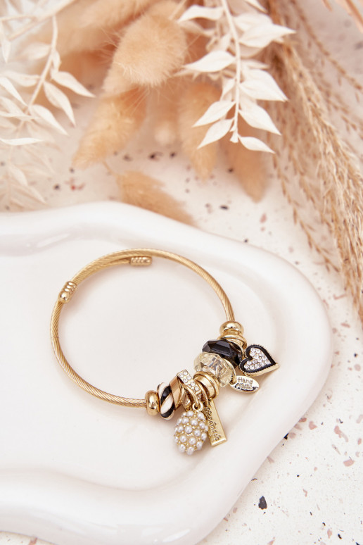 Apyrankė z ZaĮieszkami Charms aukso spalvos