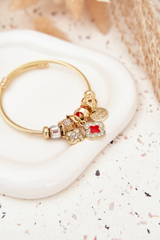 Apyrankė z ZaĮieszkami Charms aukso spalvos