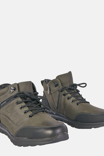 Žali vyriški traperiai šiltinti kailiu Mack 2