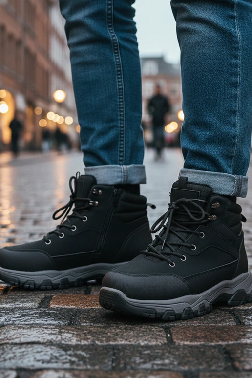 Juodi vyriški traperiai Ryan