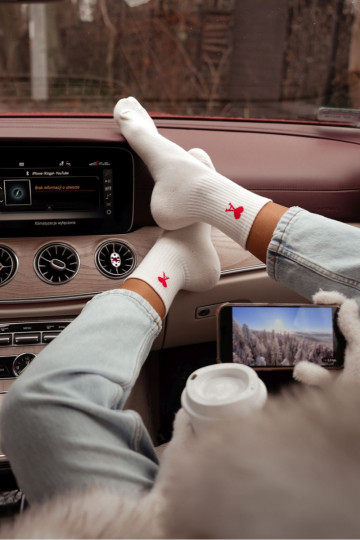 Kojinės Moteriškas Amor dramblio kaulo spalvos