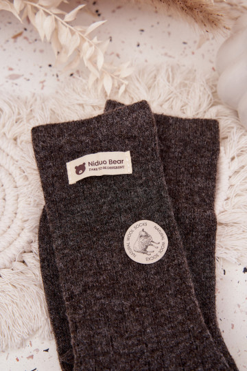 šilti INełniane Kojinės MoteriškassuĮjungtaszyĮką tamsiai rudos spalvos