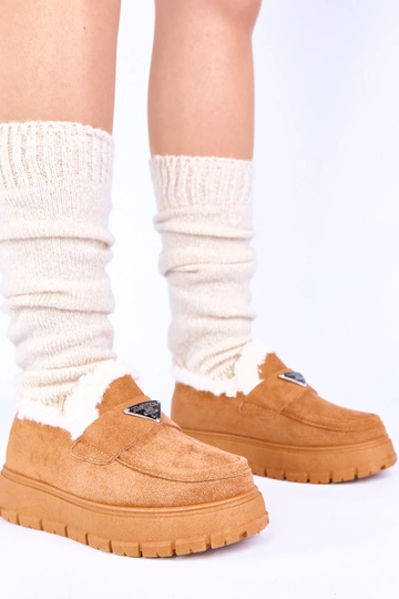 Rudi mokasinai ant...