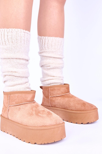 Rudi platforminiai sniego...