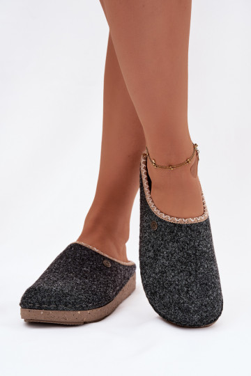 batai naminės Šlepetės Moteriškas Inblu ED000031 pilkos spalvos