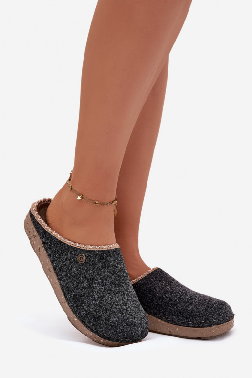 batai naminės Šlepetės Moteriškas Inblu ED000031 pilkos spalvos