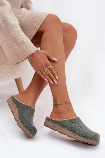 batai naminės Šlepetės Moteriškas Inblu ED000031 žalios spalvos